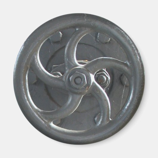 Dampfdruckrad Motor Kühlschrankmagnet (Vorne)