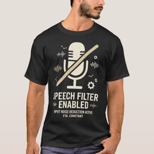 Dämpfe den Lärm T-Shirt (Vorderseite)