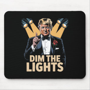 Dämpfe die Lichter Lustiger Retro-Trump Mousepad