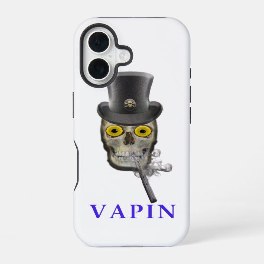 Dampfen iPhone 16 Hülle (Rückseite)
