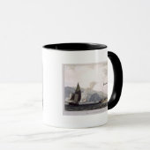 Dämpfen Sie Boot auf dem Clyde nahe Dumbarton, von Tasse (VorderseiteRechts)