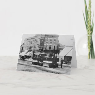 Dämpfen Sie Tram in Nordlondon in den 1880s Karte