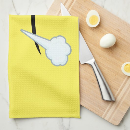 Dämpfen von Emoji Geschirrtuch (Viertel Falte)