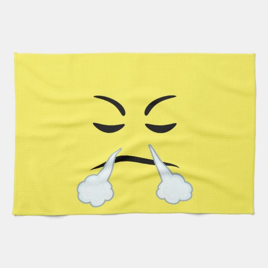 Dämpfen von Emoji Geschirrtuch (Horizontal)
