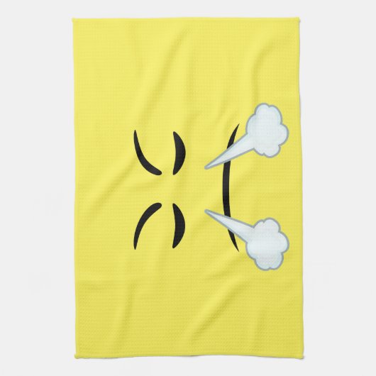 Dämpfen von Emoji Geschirrtuch (Vertikal)