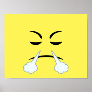 Dämpfen von Emoji Poster
