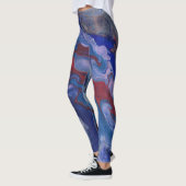 Dampfende abstrakte Leggings (Links)