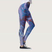 Dampfende abstrakte Leggings (Rechts)