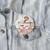 Dampfende Kaffeetassen-Taste Button (Beispiel)