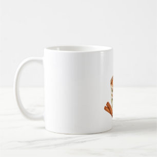 Dampfende Tasse Gewürztee mit Zimt