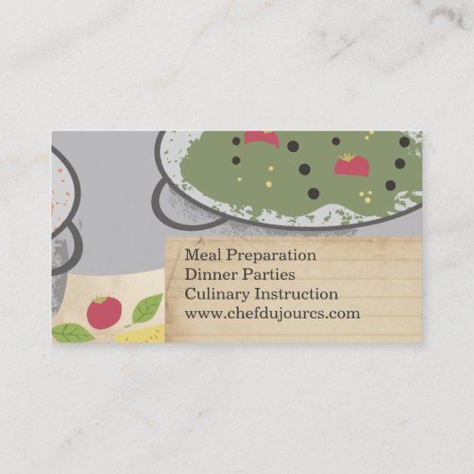 Dämpfende Visitenkarte (Rückseite)