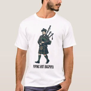 Dampfender Dudelsackpfeifer T-Shirt