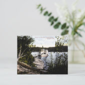 Dampfer auf dem Saskatchewan River, Edmonton, Alta Postkarte (Stehend Vorderseite)