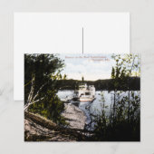 Dampfer auf dem Saskatchewan River, Edmonton, Alta Postkarte (Vorne/Hinten)