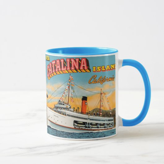 Dampfer-Catalina-Tasse Tasse (Rechts)
