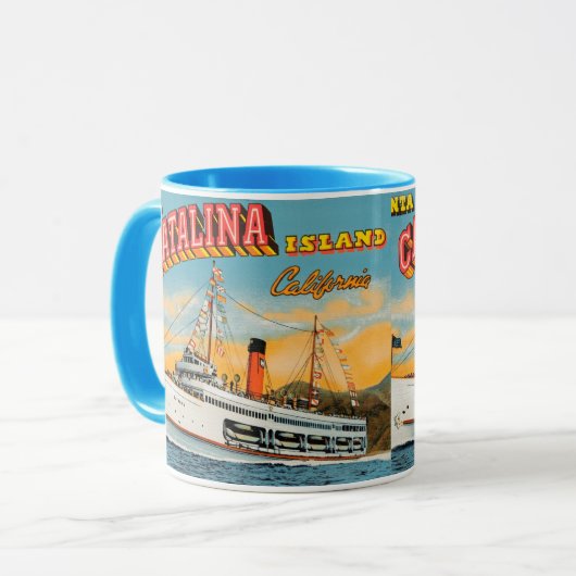 Dampfer-Catalina-Tasse Tasse (Vorderseite Links)