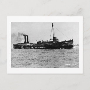 Dampfer Comodore - Louis Pesha Foto Postkarte