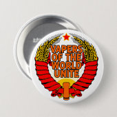 Dampfer der Welt vereinigt euch Button (Vorne & Hinten)