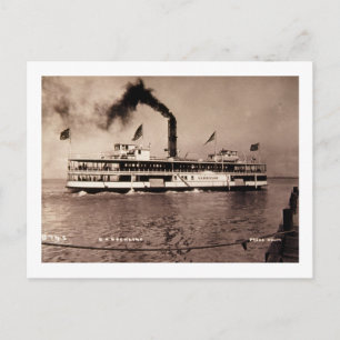 Dampfer G.A. Boeckline - Louis Pesha Postkarte