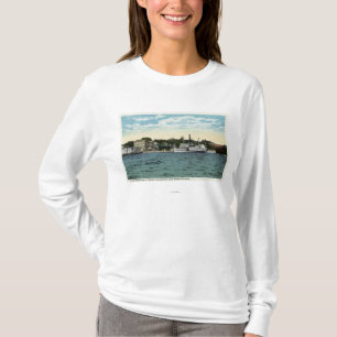 Dampfer Mt. Washington an Wolfeboro Kai T-Shirt