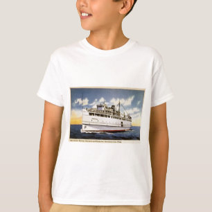 Dampfer Naushon, Nantucket Steamboat-Linie, Mass. T-Shirt