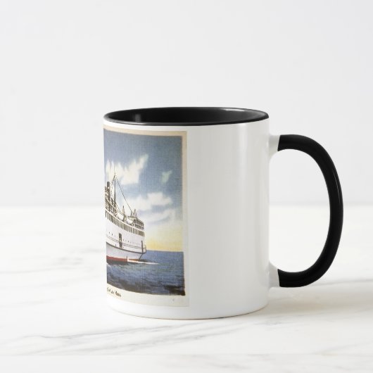 Dampfer Naushon, Nantucket Steamboat-Linie, Mass. Tasse (Rechts)