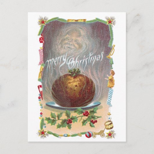 Dampfer Plumpudding Vintage Weihnachten (Vorderseite)