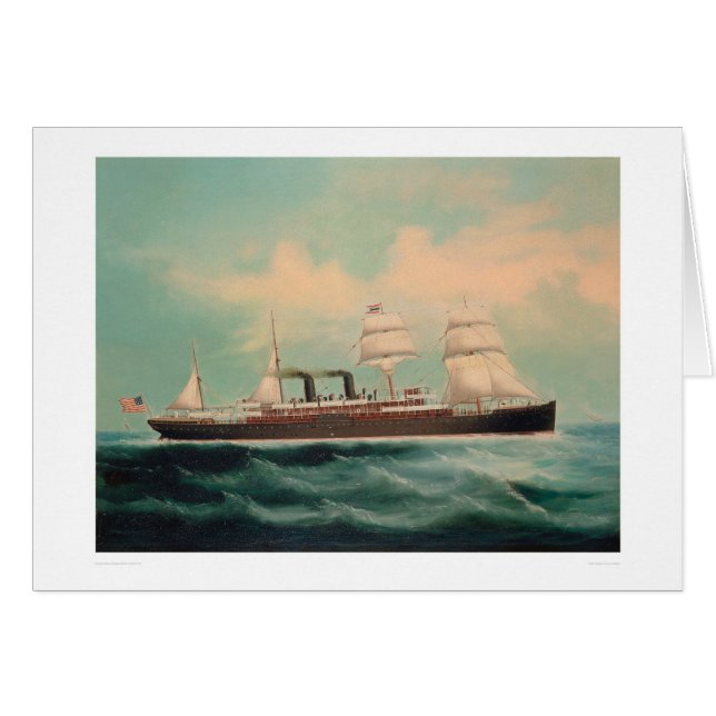 Dampfer S.S. China (1614A) (Vorderseite (Horizontal))