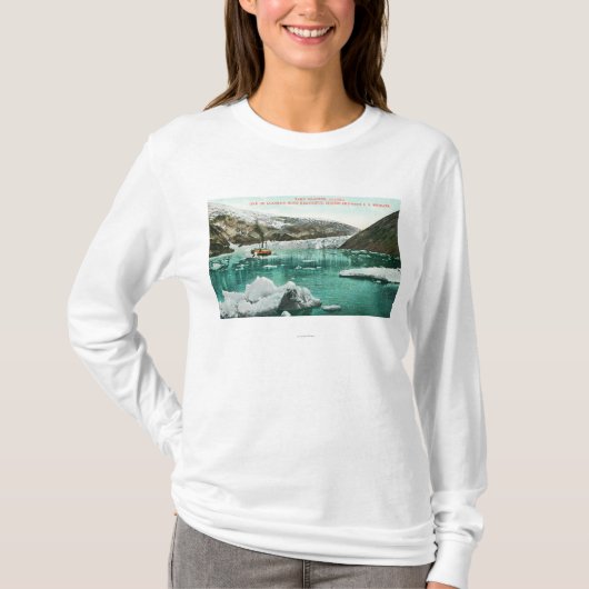Dampfer SS Spokane, der durch Gletscher T-Shirt (Vorderseite)