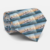 Dampfer-Stadt von Rockland Krawatte (Gerollt)