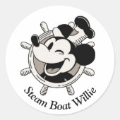 Dampfer Willie Maus Aufkleber (Vorderseite)