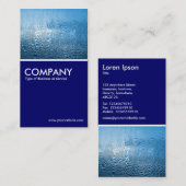 Dampffenster - Deep Navy Visitenkarte (Vorne/Hinten)