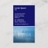 Dampffenster - Deep Navy Visitenkarte (Rückseite)