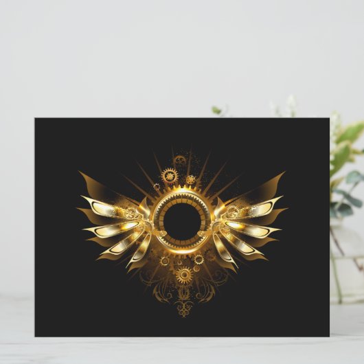 Dampfflügel Ankündigung (Stehend Vorderseite)