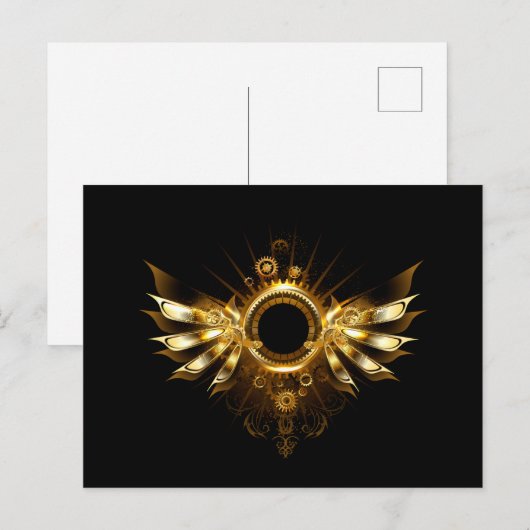 Dampfflügel Ankündigungspostkarte (Vorne/Hinten)