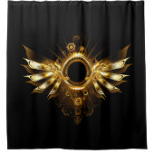 Dampfflügel Duschvorhang (Vorderseite)