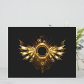 Dampfflügel Einladung (Stehend Vorderseite)