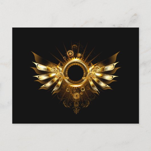 Dampfflügel Einladungspostkarte (Vorderseite)