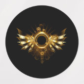 Dampfflügel Etiketten (Design 1)