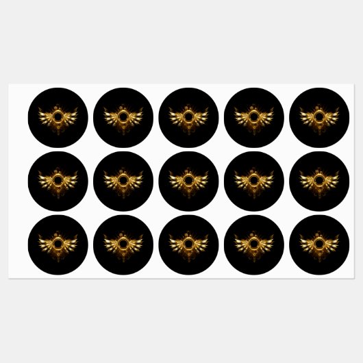 Dampfflügel Etiketten (Blatt)