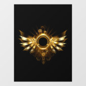 Dampfflügel Fensteraufkleber (Blatt)