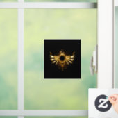 Dampfflügel Fensteraufkleber (Zuhause)