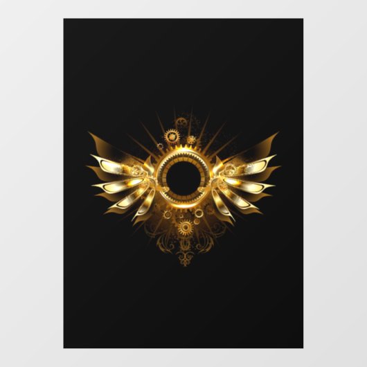 Dampfflügel Fensteraufkleber (Blatt)