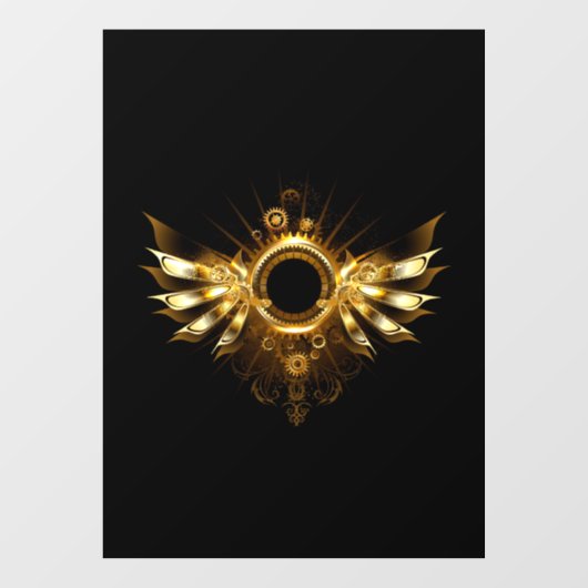 Dampfflügel Fensteraufkleber (Blatt)