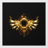 Dampfflügel Fensteraufkleber (Blatt)