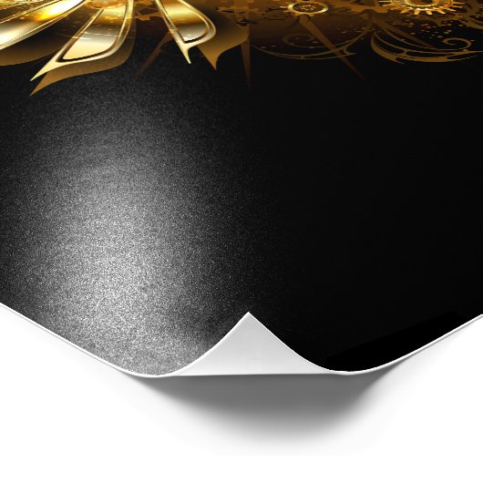 Dampfflügel Fotodruck (Ecke)