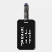 Dampfflügel Gepäckanhänger (Rückseite vertikal)