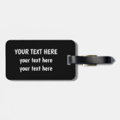 Dampfflügel Gepäckanhänger (Rückseite horizontal)