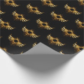 Dampfflügel Geschenkpapier (Ecke)