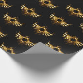 Dampfflügel Geschenkpapier (Ecke)